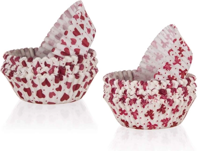 Papírové košíčky na muffiny LOVE 8,7 cm, 100 ks