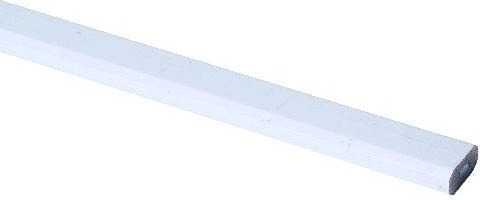 Tesařská tužka 25 cm HB, bílá (12 ks)