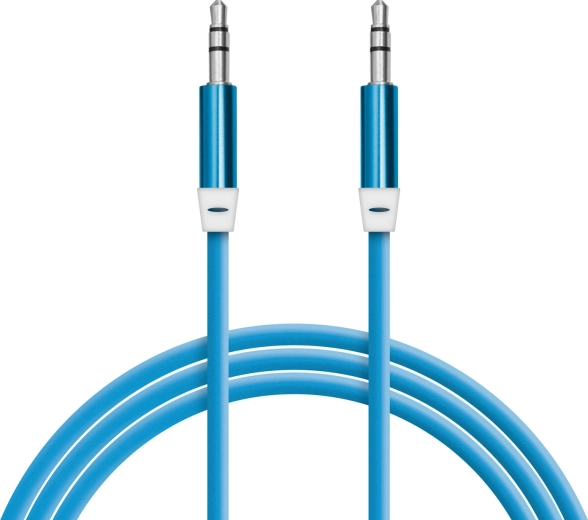 AUX audio kabel s 3,5mm jack konektory, 1 m