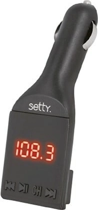 Setty Bluetooth FM vysílač do auta černý - 1 kus