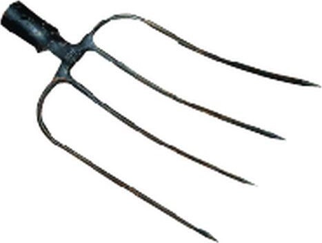 Vidle bavorky se 4 hroty bez násady