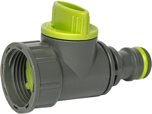 Mezikus s ventilem 3/4" pro zahradní hadice BRADAS