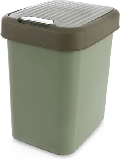 Plastový odpadkový koš 12 l zelený