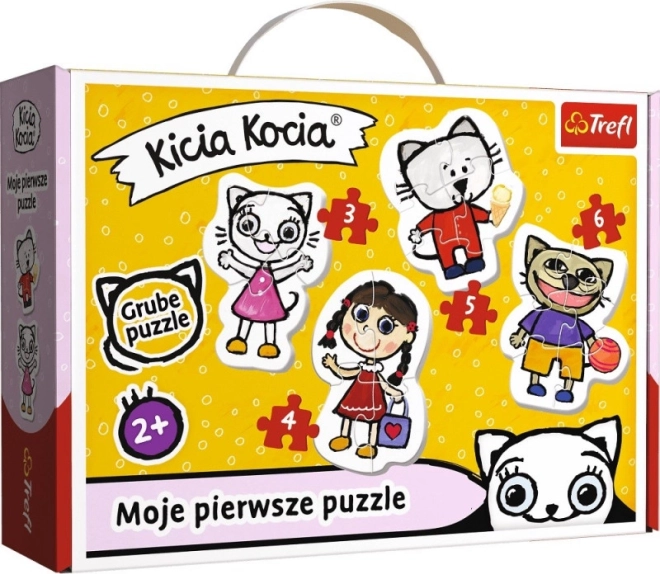 Moje první puzzle KICIA KOCIA TREFL Baby 2+