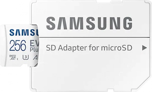 Paměťová karta Samsung EVO Plus 256GB microSD s adaptérem