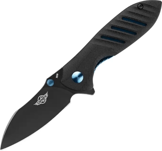 Oknife Mini Drever černý kapesní nůž 6,4 cm s rukojetí G10