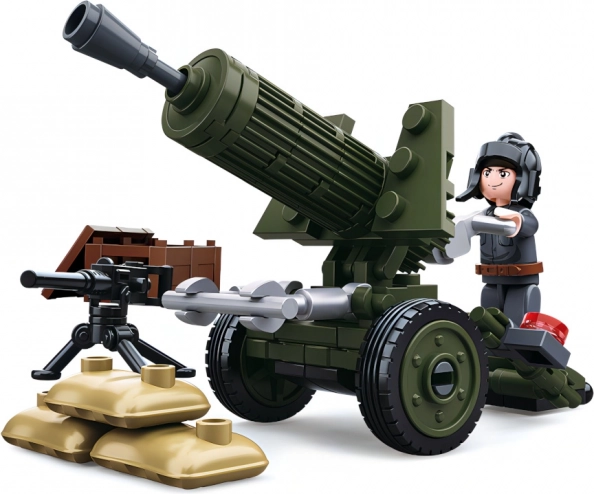 Sluban WWII protitankový kanón 4v1 ministavebnice