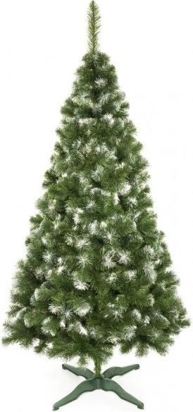 Syntetická vánoční borovice 250 cm se sněhovým efektem