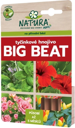 Natura tyčinkové hnojivo Big Beat 12 ks