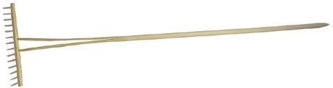 Dřevěné hrábě 48 cm, 14 kolíků