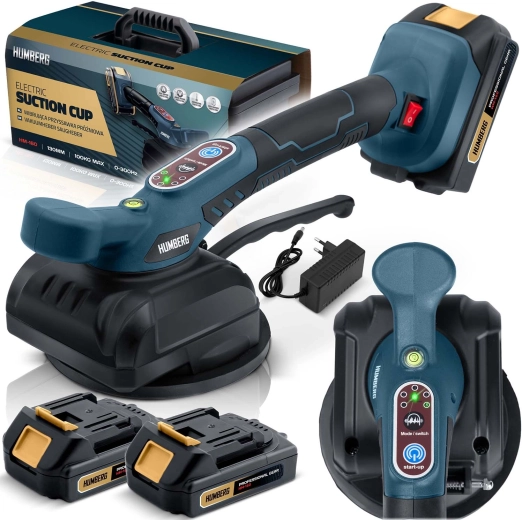 Elektrická vibrační vakuová přísavka na obklady HUMBERG 100 kg