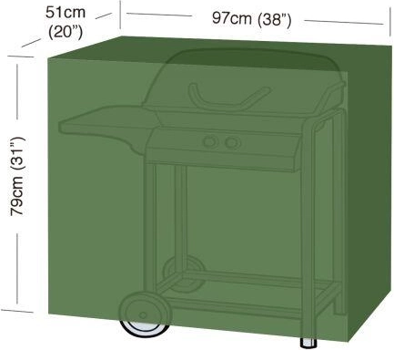Krycí plachta na gril Classic S 97 × 51 × 79 cm, PE 90 g/m²