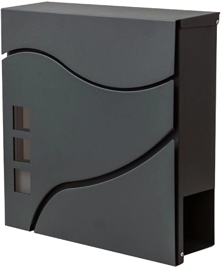 Poštovní schránka Stork 37 × 37 × 10,5 cm, pozinkovaná a práškově lakovaná