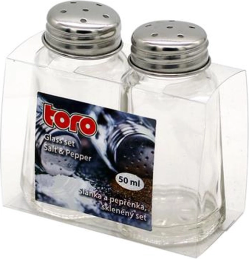 Skleněná slánka a pepřenka TORO 50 ml
