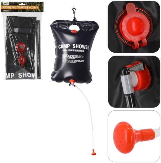 Solární turistická sprcha 25 l