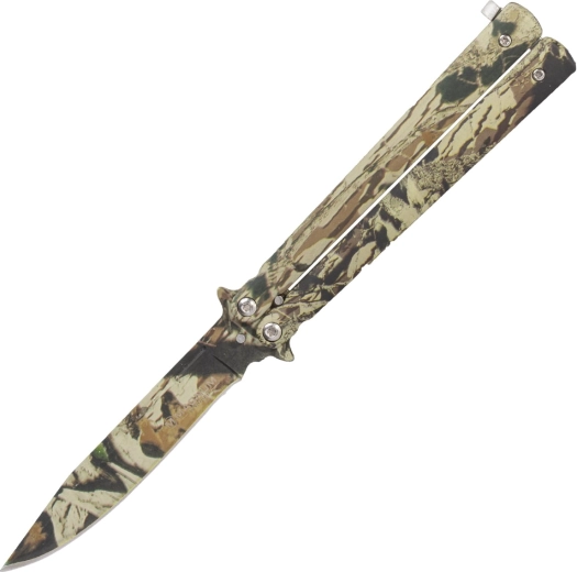Magnum Balisong Camo motýlkový nůž 10,5 cm, kamufláž, ocel