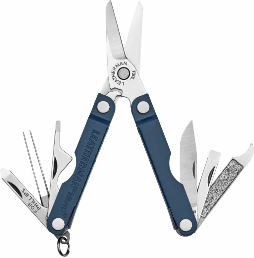 Leatherman Micra nářaďový kapesní multitool, námořnická modrá, 10 funkcí