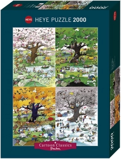 Puzzle 2000 dílků HEYE – čtyři roční období