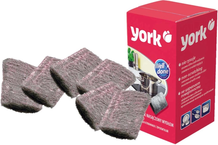 Drátěnka se saponátem – sada 6 kusů