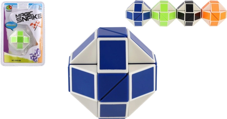 Kouzelný had Rubikův twist barevný 26 cm