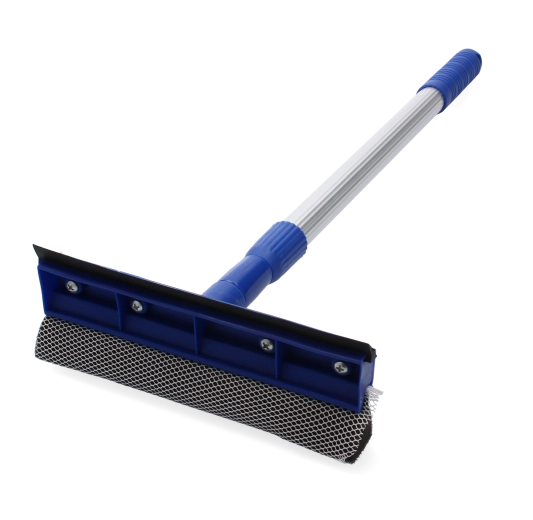 Teleskopická myčka oken se stěrkou a houbou, 46–70 cm