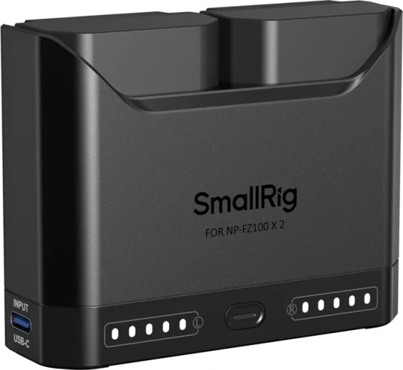 Sada dvou baterií SmallRig NP-FZ100 s duální nabíječkou