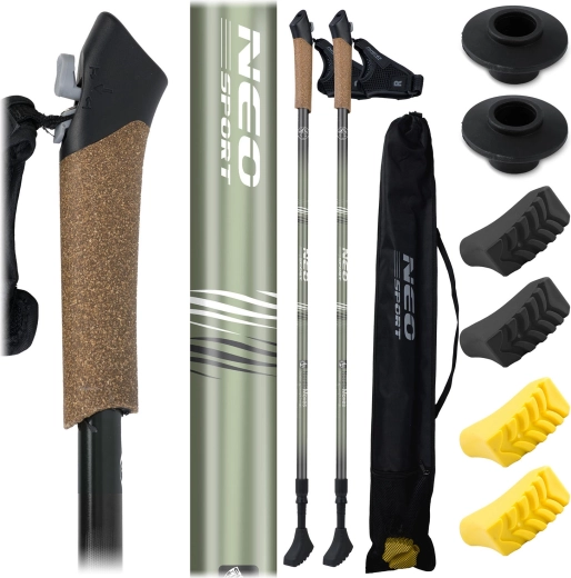 Trekkingové hole NEO SPORT NS-383 Nordic Walking 85–143 cm