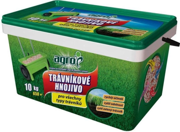 Trávníkové hnojivo 10 kg kbelík Agro