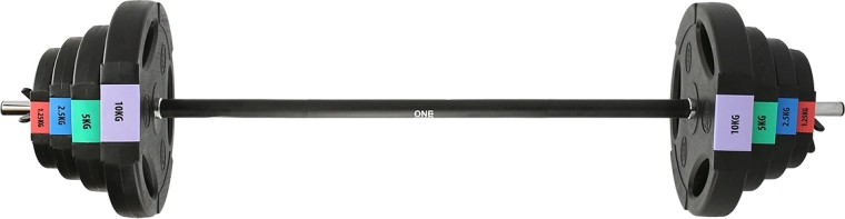 Obouruční nakládací činka ONE Fitness 42 kg GSPO40