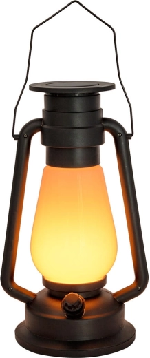 Solární závěsná lampa petrolejka, teplá bílá, 72 LED