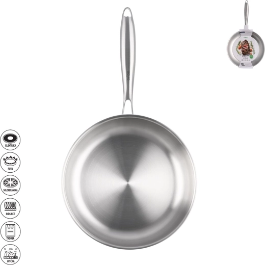 Orion pánev Steela 26 cm nerez