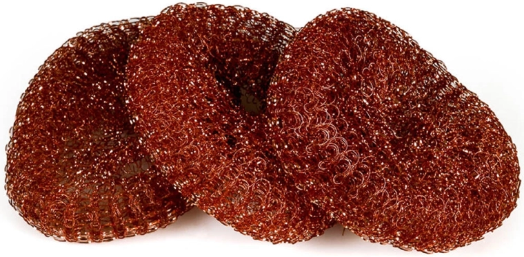 Měděná drátěnka na nádobí 3 ks