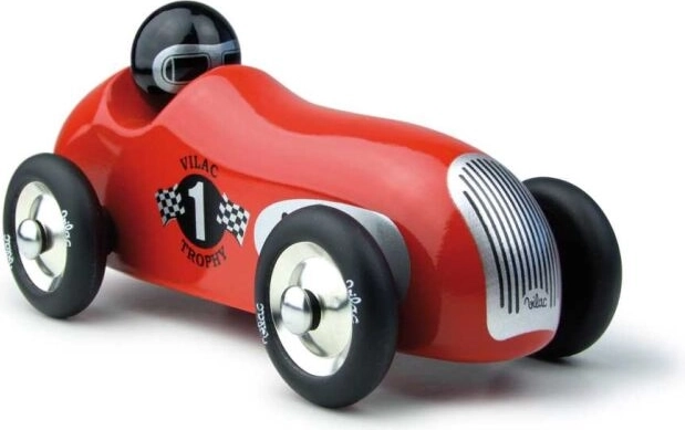 Vilac červené historické závodní auto