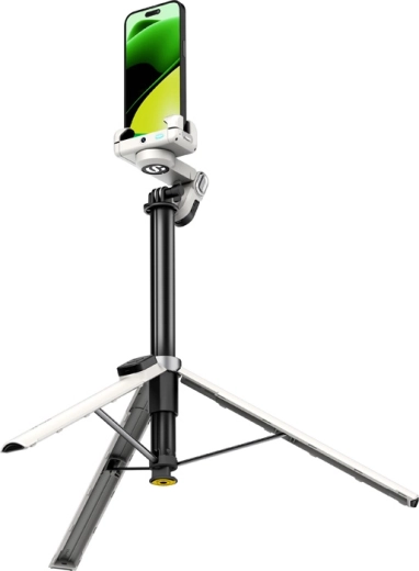 AOCHUAN Smart M3 Pro stabilizátor na mobil s RGB osvětlením bílý