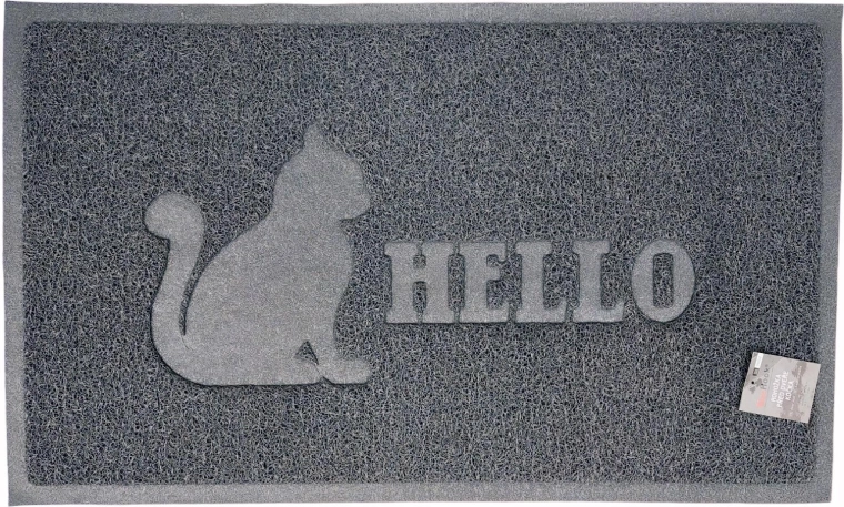 Rohožka před dveře s motivem kočky