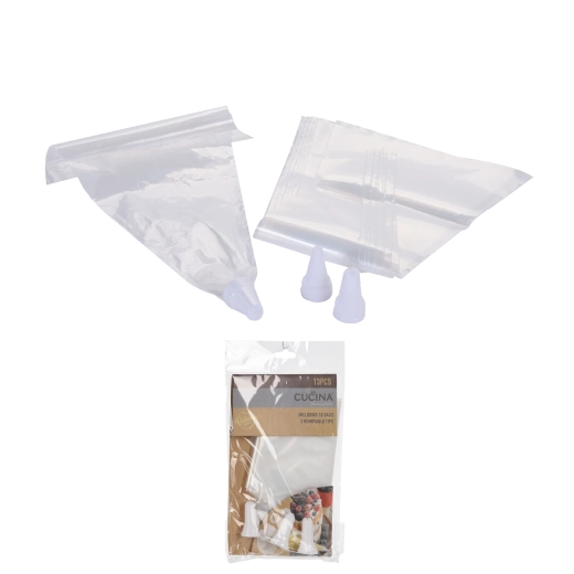 Sada cukrářských sáčků a zdobicích trysek LA CUCINA