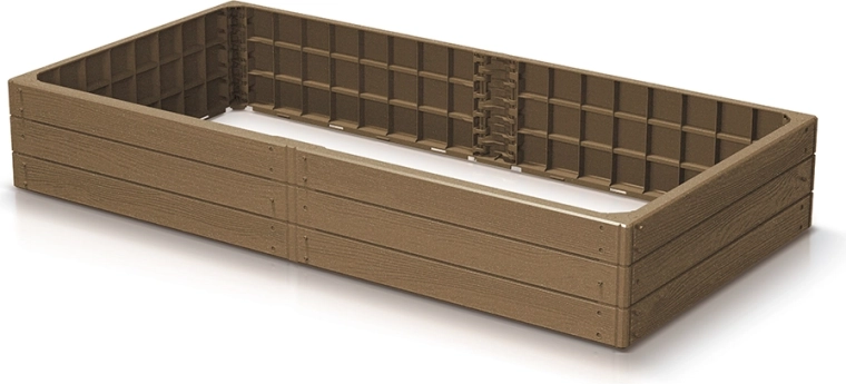 Vyvýšený zahradní záhon Base Woody Eco Wood 149 cm – přírodní hnědá
