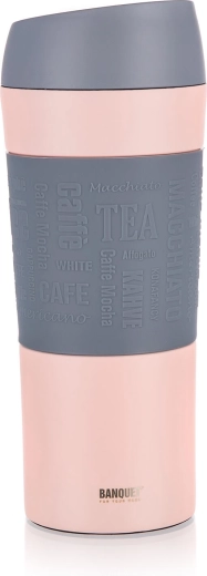 Termohrnek Matty 400 ml růžový