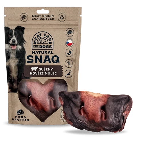 Dog Snaq sušený hovězí mulec pro psy – doplňkové krmivo