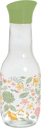 Skleněná karafa s víčkem TORO 1 l Botanica