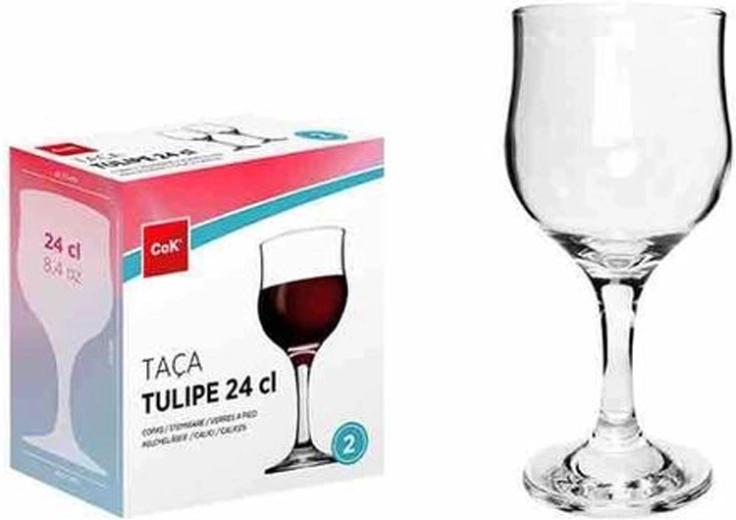 Sada sklenic na červené víno Tulipe 240 ml (2 ks)