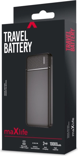 Maxlife powerbanka 10000 mAh MXPB-01