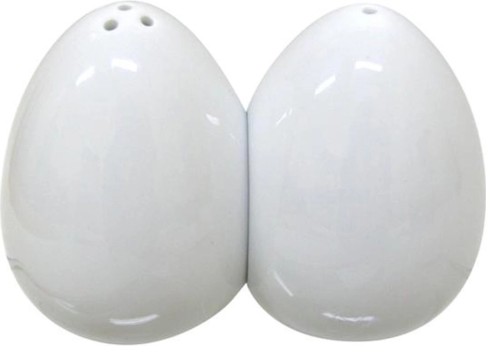 Slánka a pepřenka z keramiky, bílá TORO