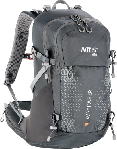 Turistický batoh NILS Wayfarer 35 l šedý