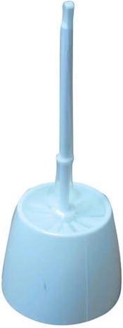 WC souprava kulatá z plastu s kartáčem 8,5 cm