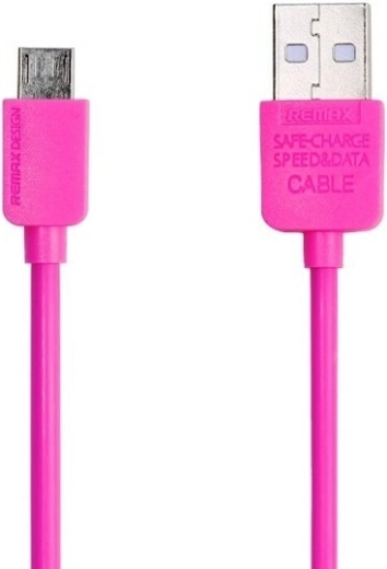 Růžový micro USB kabel 1 m REMAX