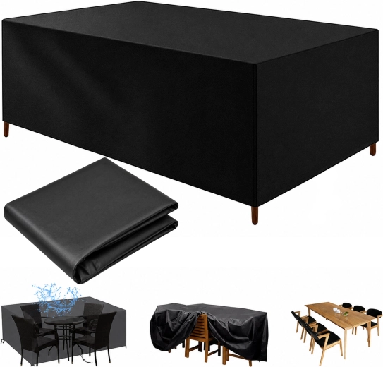 Voděodolný ochranný obal (plachta) na zahradní nábytek a cateringový stůl 250 × 210 × 90 cm