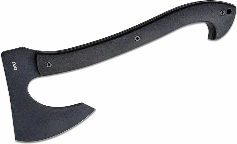 CRKT Skeggox sekera s pouzdrem, GRN rukojeť, černá