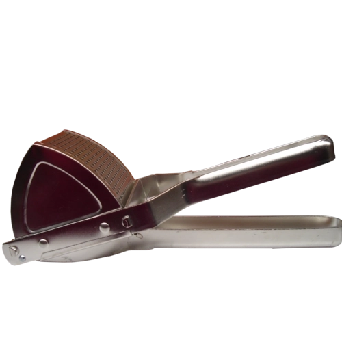 Praska na brambory z pocínované oceli, 27 cm