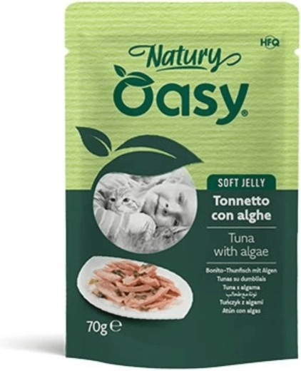 Oasy natury měkké želé s tuňákem a mořskou řasou 70 g